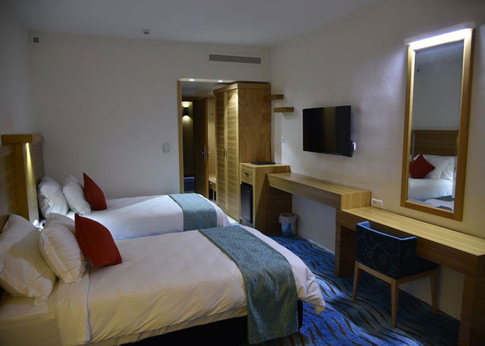 اتاق دو تخته توئین هتل بین المللی کیش
