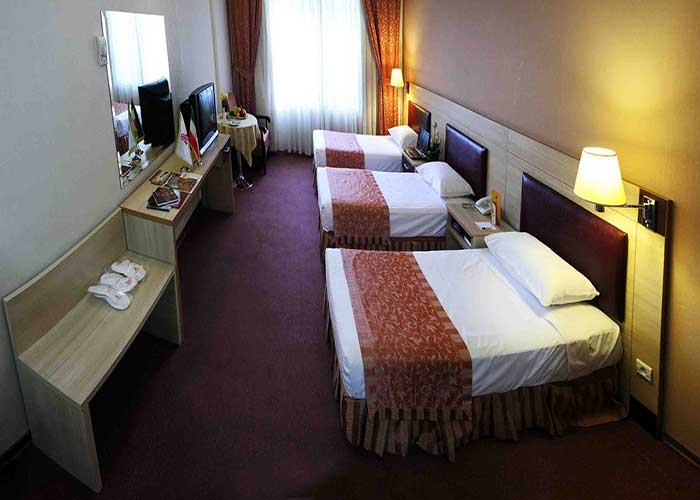 اتاق سه تخته هتل کوثر تهران
