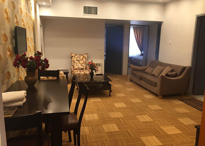 سوئیت سه خوابه هتل آپارتمان شمس شیراز