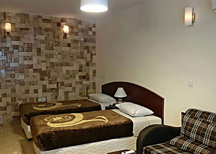 دو تخته توئین هتل جهانگردی شیراز