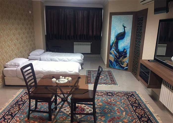 دو تخته توئین هتل زنده رود اصفهان
