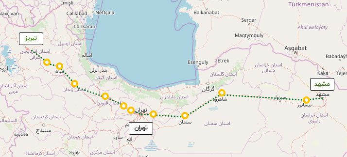 راه آهن تبریز