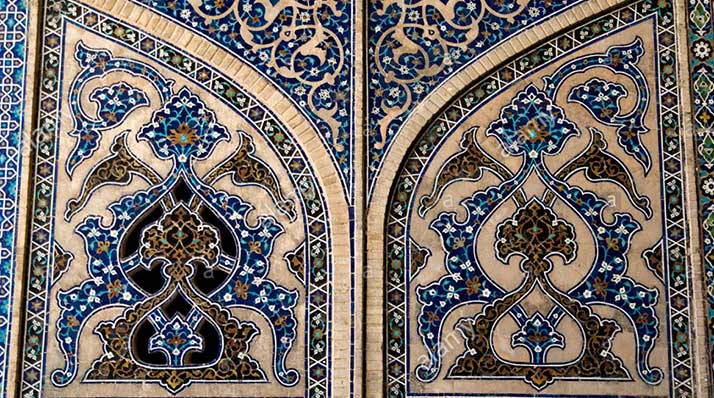 کاشی مسجد جامع اصفهان