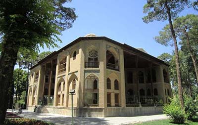 کاخ هشت بهشت شهر اصفهان