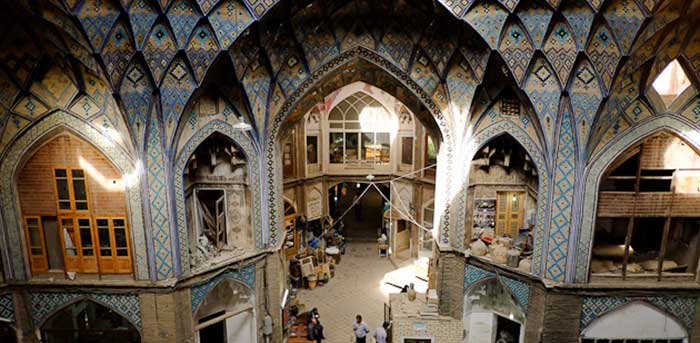 بازار شهر کاشان