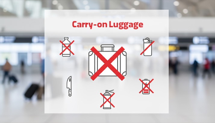 قوانین حمل بار در پرواز