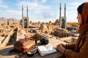 سفر پاییزی به یزد، نایین و قزوین؛ تصاویر اقامتگاه کافی نیست!