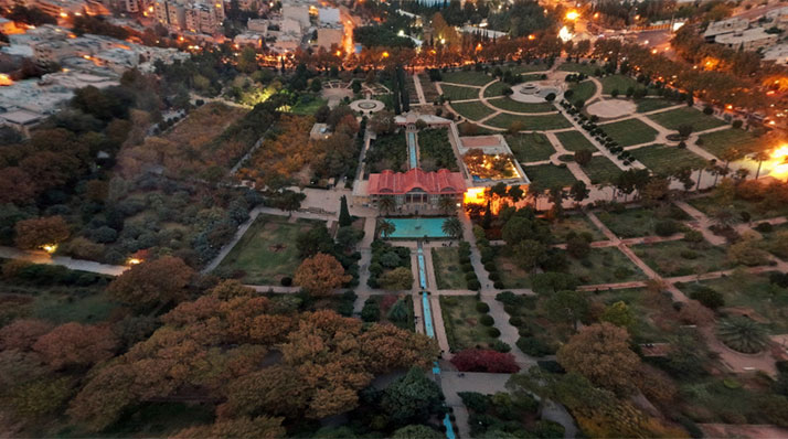 عکس باغ ارم شیراز