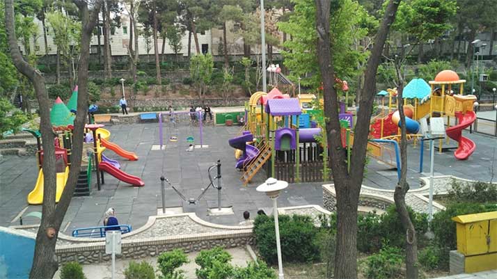پارک بازی کودکان پارک ساعی تهران