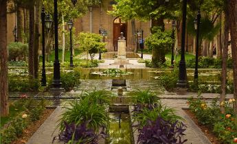 حوض خانه باغ قدیم نگارستان تهران