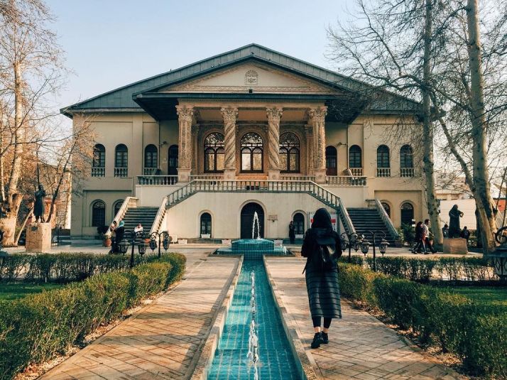 باغ فردوس از جاهای دیدنی تهران در زمستان