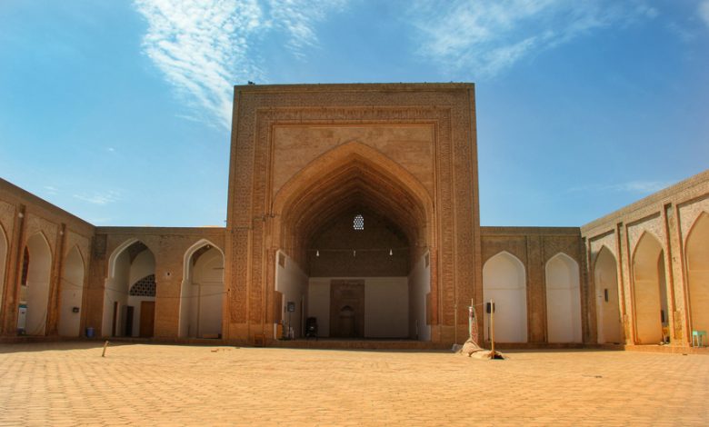 فاصله یزد تا مشهد مسجد جامع تون